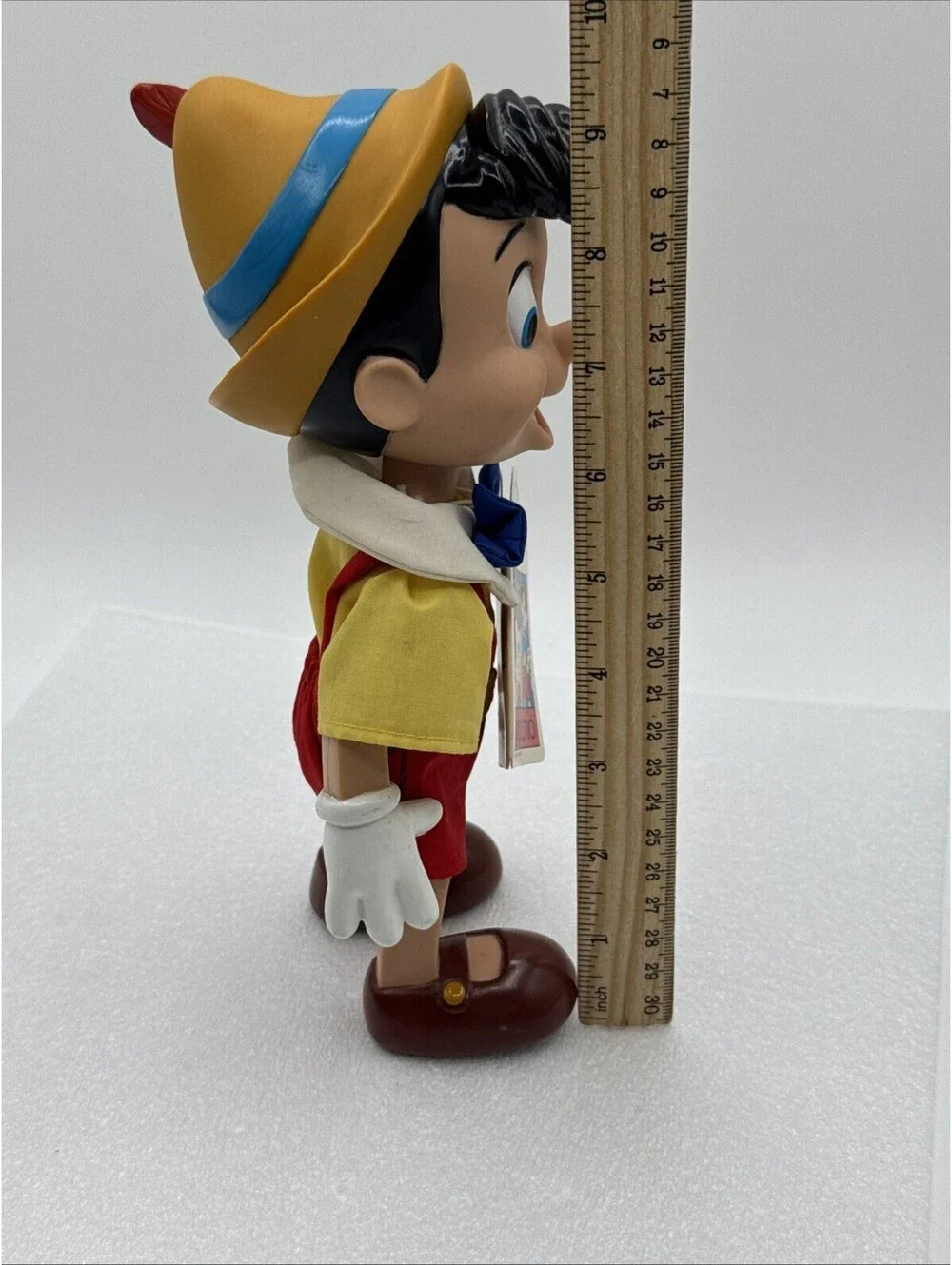 Disney Applause Pinocchio Posable Doll Toy Jointed Vinyl 9.5” Vintage With Tag